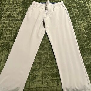 Izod Light Gray and Black Men's Golf Pants